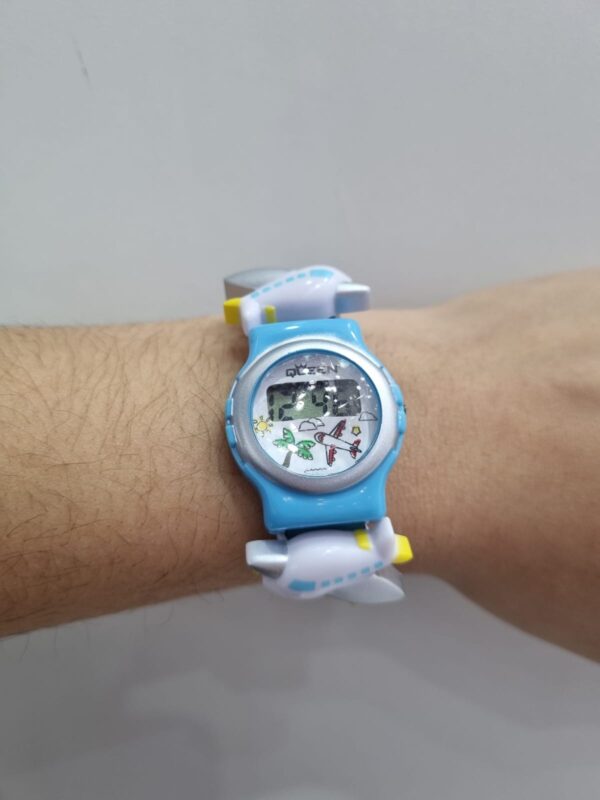 RELOJ PARA NIÑO linea DIGITAL diseño "AVION" - Image 2