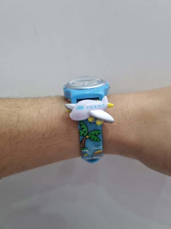 RELOJ PARA NIÑO linea DIGITAL diseño "AVION" - Image 3