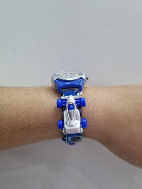 RELOJ PARA NIÑO linea DIGITAL diseño "AUTO DE CARRERA" - Image 3