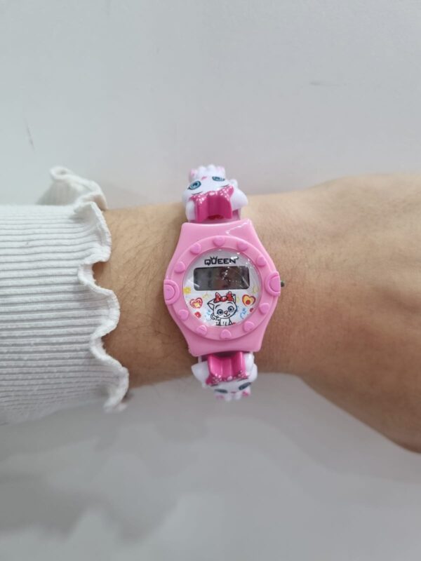 RELOJ PARA NIÑA linea DIGITAL diseño "GATITO" - Image 3
