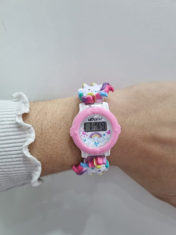 RELOJ PARA NIÑA linea DIGITAL diseño "UNICORNIO" - Image 3