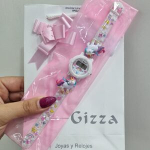 RELOJ PARA NIÑA linea DIGITAL diseño "UNICORNIO"