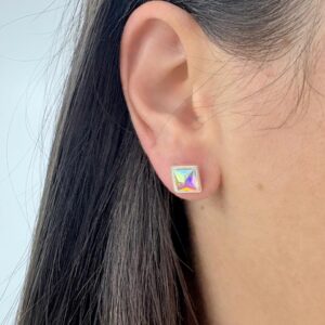 AROS DE ACERO BLANCO MODELO CUADRADOS