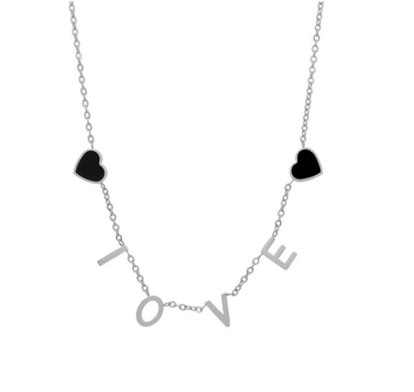 CONJUNTO de acero diseño "LOVE" - Image 2