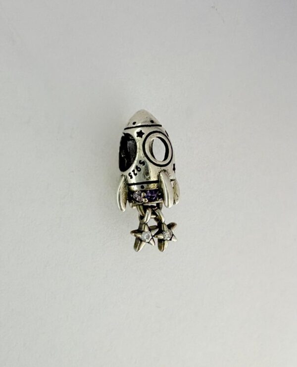 CHARMS de plata "COHETE ESPACIAL" - Image 2