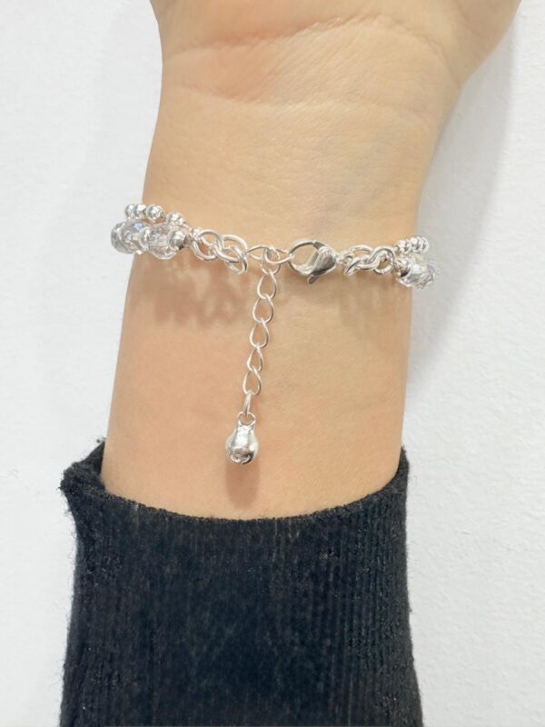 PULSERA de acero blanco y acrilico diseño "arbol de la vida" esmaltado - Image 2