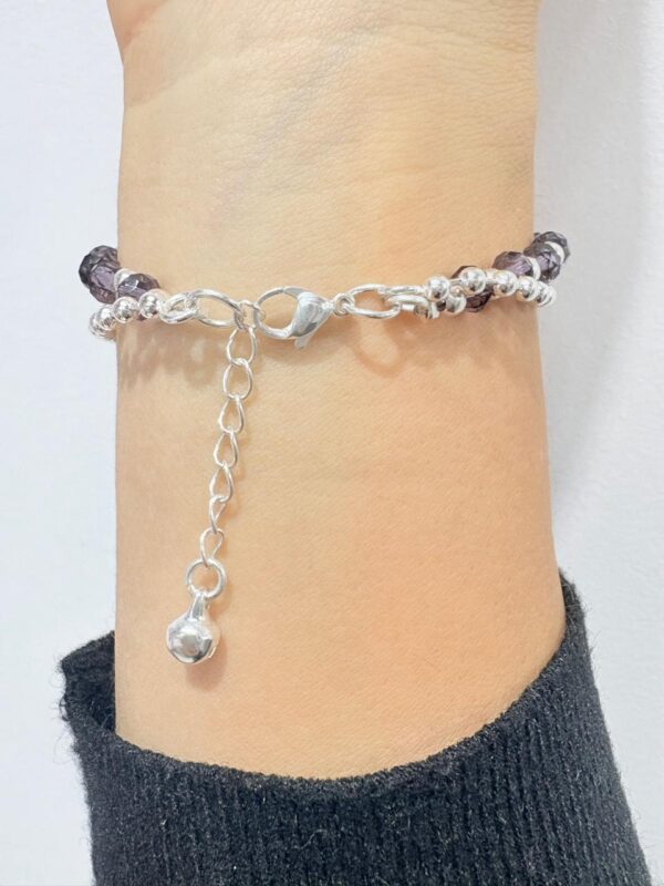 PULSERA de acero blanco y acrilico diseño "corazon" - Image 2
