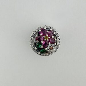 CHARMS de plata "FLORES"