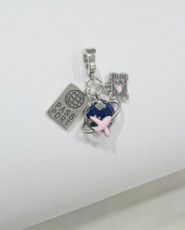 CHARMS de plata "VIAJE"