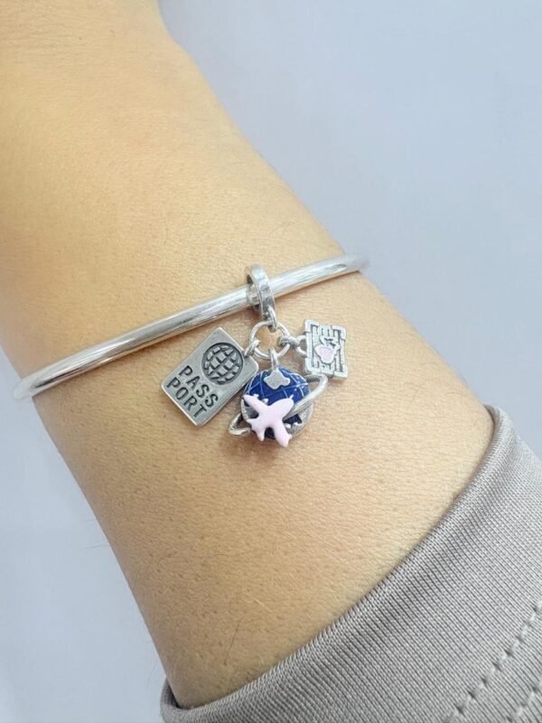 CHARMS de plata "VIAJE" - Image 2