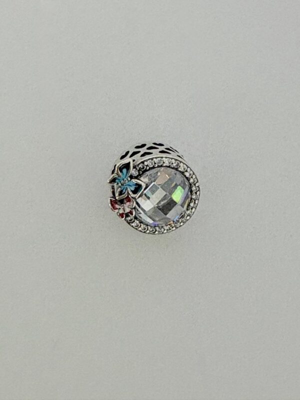 CHARMS de plata "PIEDRA CON MARIPOSAS" - Image 4