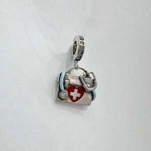CHARMS de plata "MALETÍN DE MEDICINA"