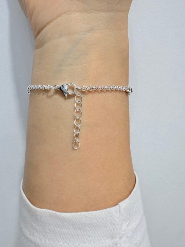PULSERA de acero blanco modelo "GOTA" - Image 2