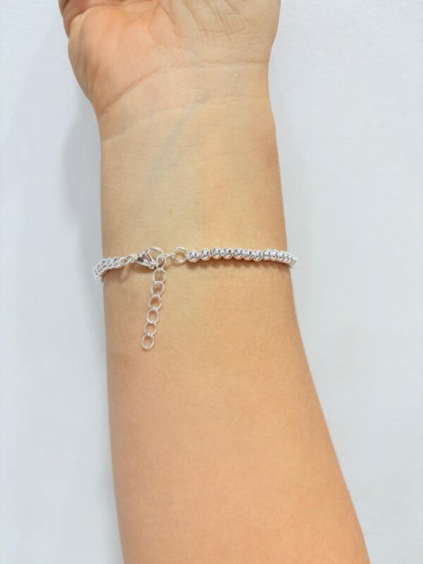 PULSERA de acero blanco diseño "ARBOL DE LA VIDA" - Image 3