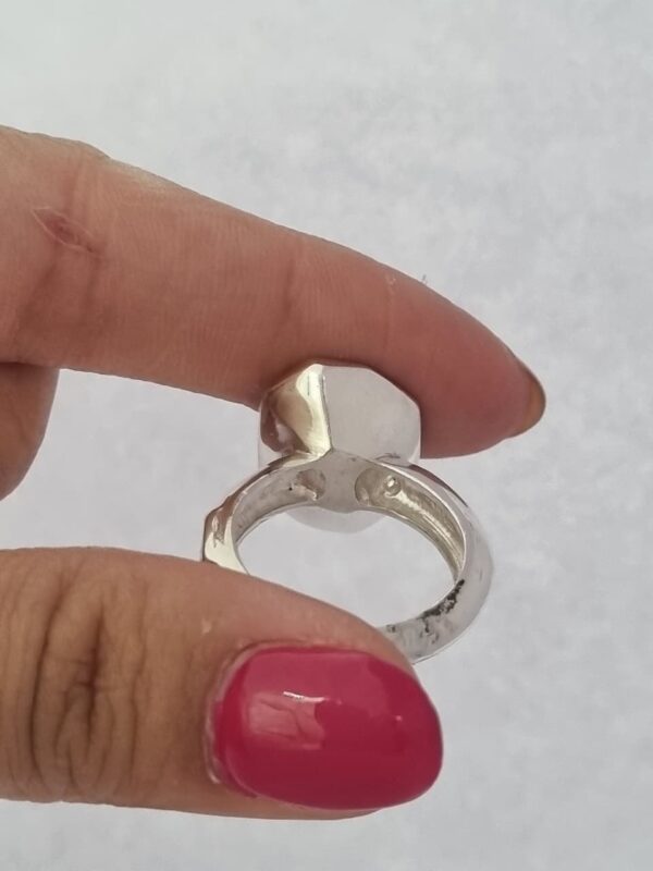 ANILLO de plata linea DE DIOS modelo con cristal europeo N°17 - Image 3