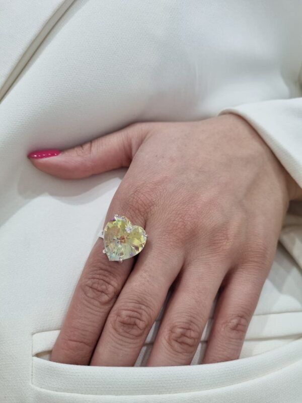 ANILLO de plata modelo "Amore"  N°16