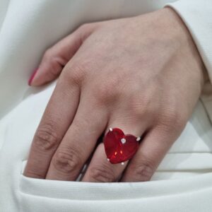 ANILLO de plata modelo "Amore"  N°16