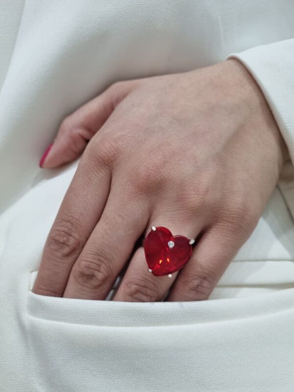 ANILLO de plata modelo "Amore"  N°16