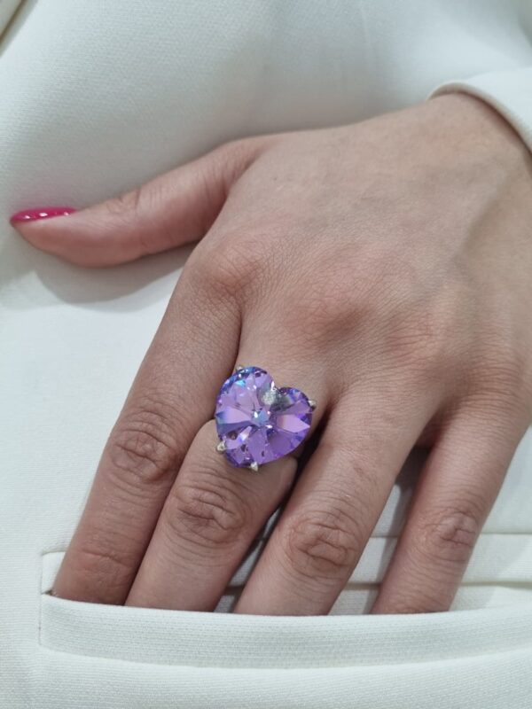 ANILLO de plata modelo "Amore"  N°16