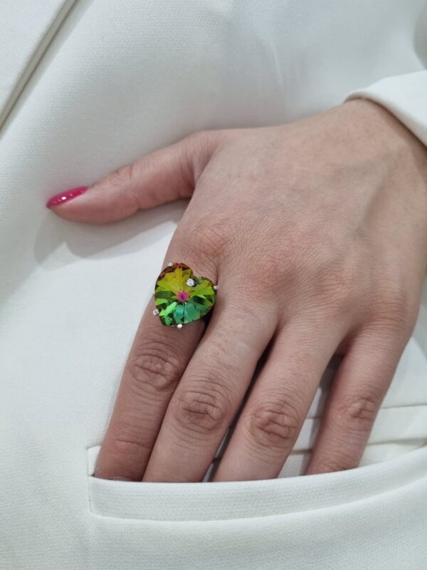 ANILLO de plata modelo "Amore"  N°16