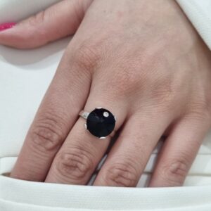 ANILLO de plata con cristal europeo N°16