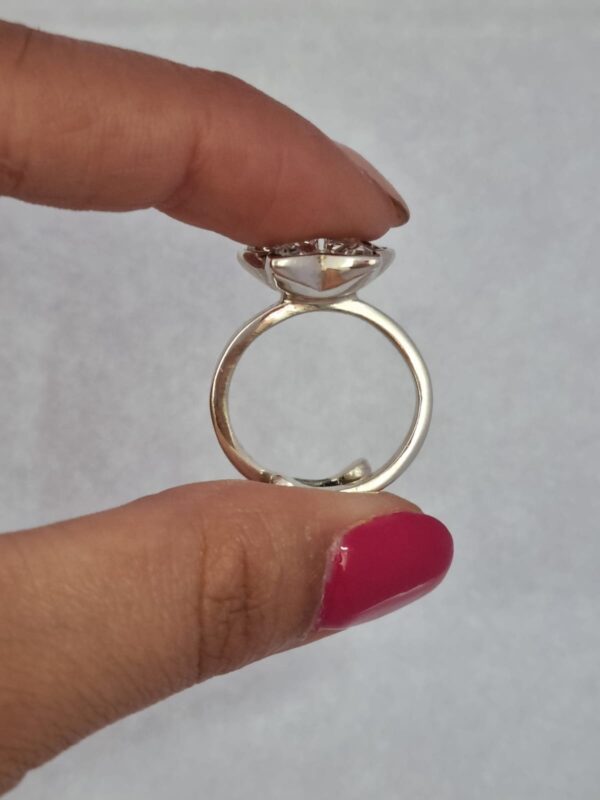 ANILLO de plata con cristal europeo diseño estrella ,regulable - Image 3