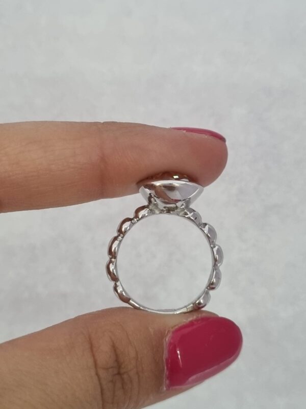 ANILLO CON PIEDRA AMBAR DE CRISTAL EUROPEO N°15 - Image 3