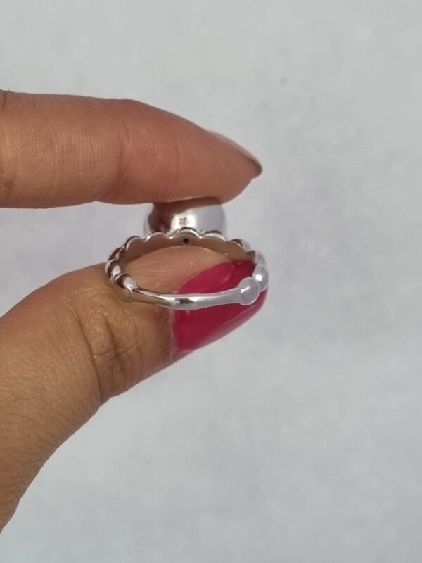 ANILLO CON PIEDRA VIOLETA DE CRISTAL EUROPEO N17 - Image 4