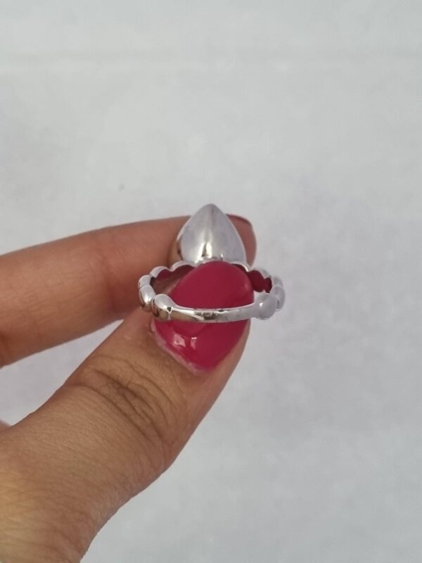 ANILLO CON PIEDRA CELESTE DE CRISTAL EUROPEO N15 - Image 2