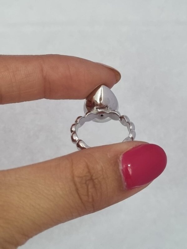 ANILLO CON PIEDRA CELESTE DE CRISTAL EUROPEO N15 - Image 4