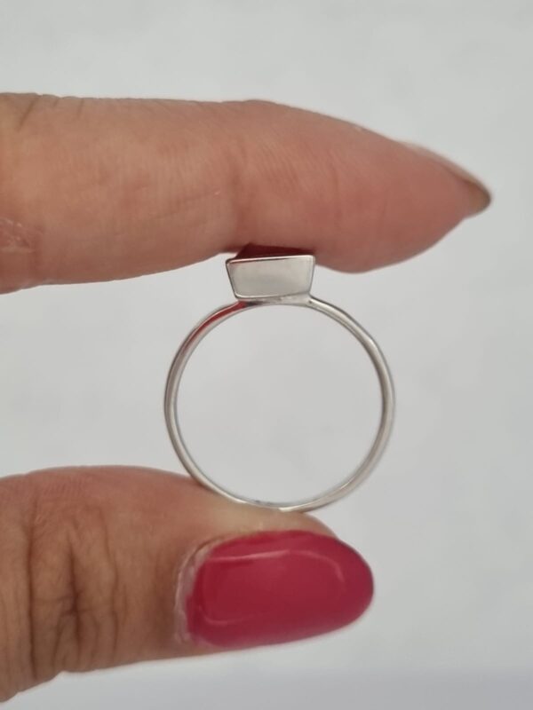 ANILLO CON PIEDRA ROSA DE CRISTAL EUROPEO N°17 - Image 2