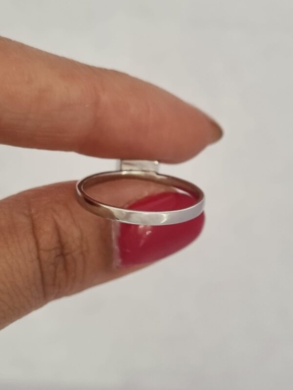 ANILLO CON PIEDRA ROSA DE CRISTAL EUROPEO N°17 - Image 3