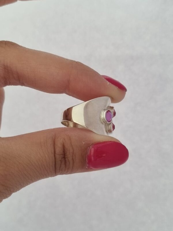 ANILLO de plata con cristal europeo N°20 - Image 2