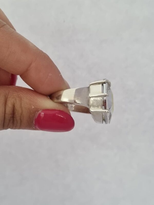 ANILLO de plata modelo Circulo lila N°21 - Image 3