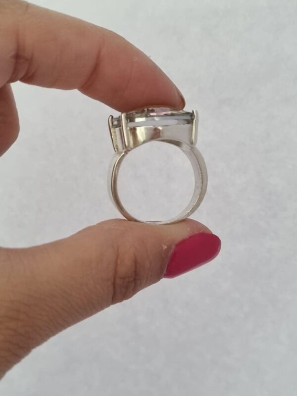 ANILLO de plata modelo Circulo lila N°21 - Image 4