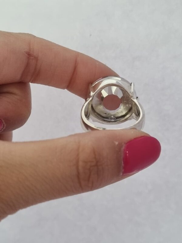 ANILLO de plata modelo Circulo lila N°21 - Image 5