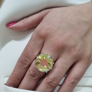 ANILLO de plata modelo Circulo aurora boreal N°15