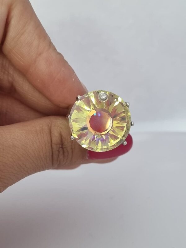ANILLO de plata modelo Circulo aurora boreal N°15 - Image 2