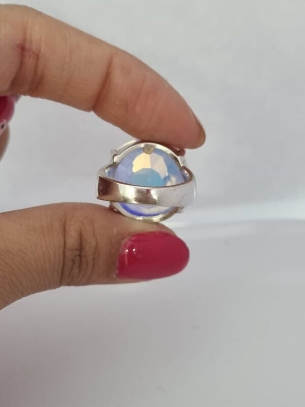 ANILLO de plata modelo Circulo aurora boreal N°15 - Image 3
