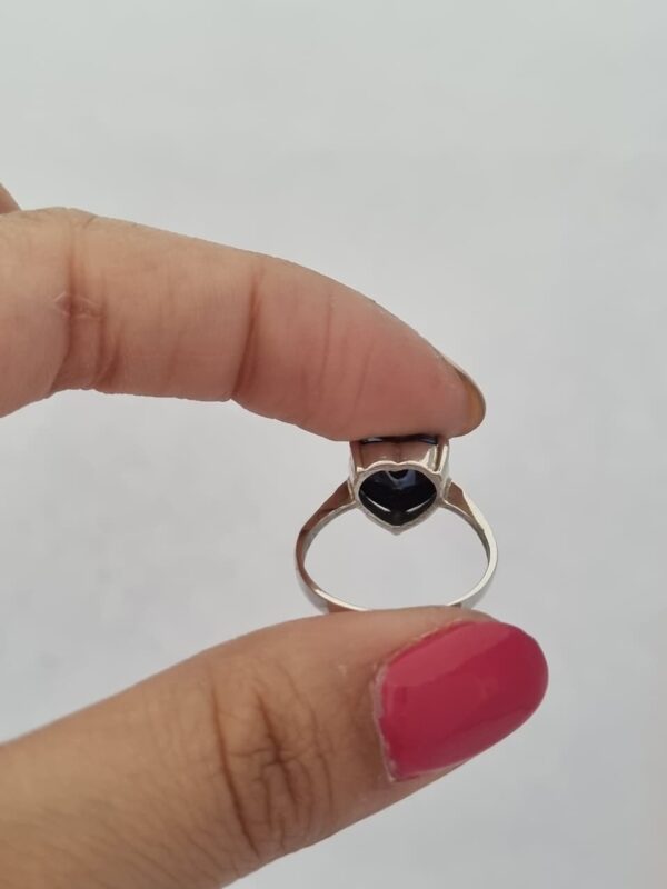 ANILLO de plata modelo "Amore"  N°17 AZUL - Image 2