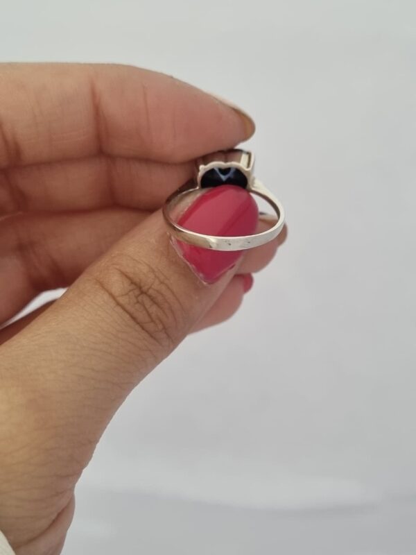 ANILLO de plata modelo "Amore"  N°17 AZUL - Image 3