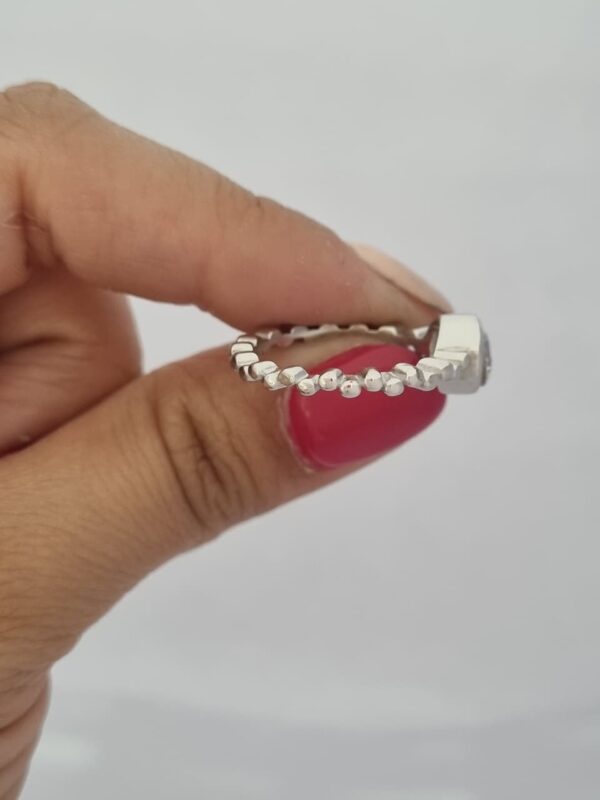 ANILLO DE PLATA CON PIEDRA AURORA BOREAL N°18 - Image 3