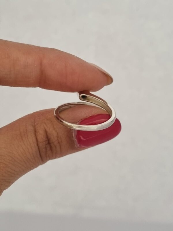 ANILLO de plata con cristal europeo N°15 ajustable - Image 4