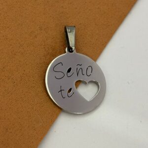 DIJE DE ACERO MODELO "SEÑO"