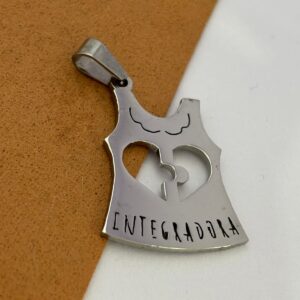 DIJE DE ACERO MODELO "SEÑO INTEGRADORA"