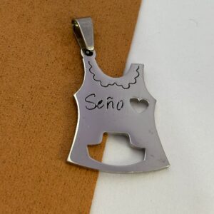 DIJE DE ACERO MODELO "SEÑO"