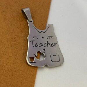 DIJE DE ACERO MODELO "TEACHER"