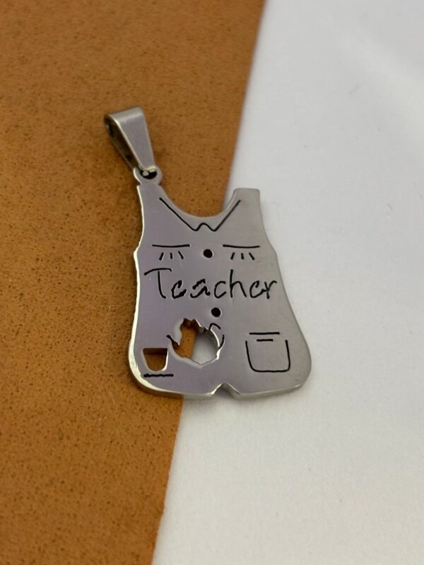 DIJE DE ACERO MODELO "TEACHER"