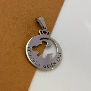 DIJE DE ACERO MODELO "RECUERDA QUIEN ERES"