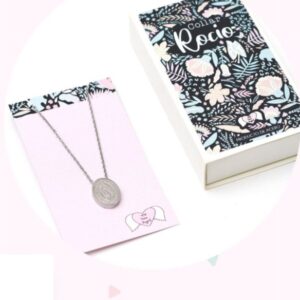 COLLAR SALVE REGINA MODELO CON DIJE VIRGEN DE GUADALUPE